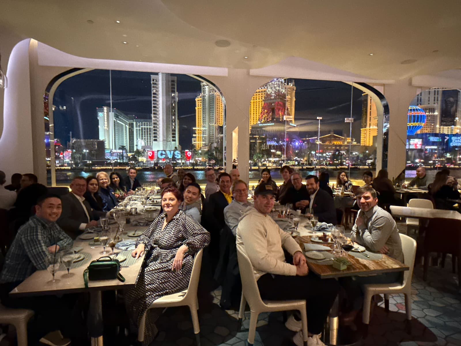 A fringe dinner Armstrong hosted in Las Vegas.